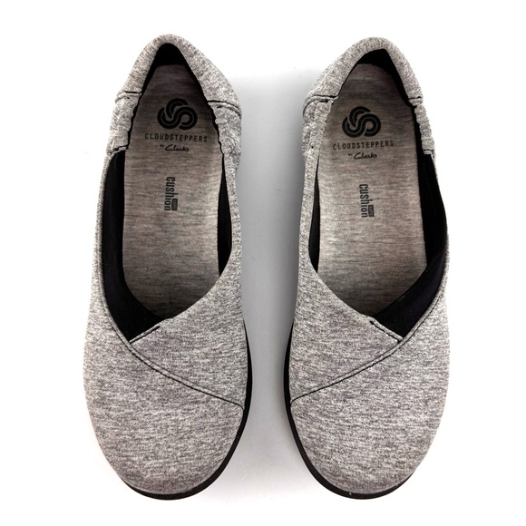 Clark’s Cloudstepper Women Sillian Jetay Slip On Flat Gray 5 - Picture 5 of 8